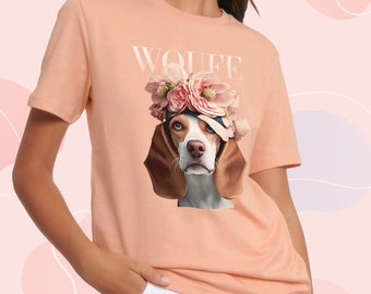 Fashion Beagle t-shirt - Dog lovers shirt - Dog Portraits - Dog dad shirt - Woufe design - Gift for dog lovers - Creator - DOGAILAND