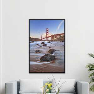San Francisco Golden Gate Poster, San Francisco Print, San Francisco Wall Art, San Francisco Gift, San Francisco Art,Photography.
