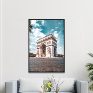 Paris Arc de Triomphe France Poster, Paris France Print, Paris France Wall Art, Paris France Gift, Paris France Art, Paris France Ph