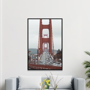 San Francisco Golden Gate Poster, San Francisco Print, San Francisco Wall Art, San Francisco Gift, San Francisco Art,Photography.