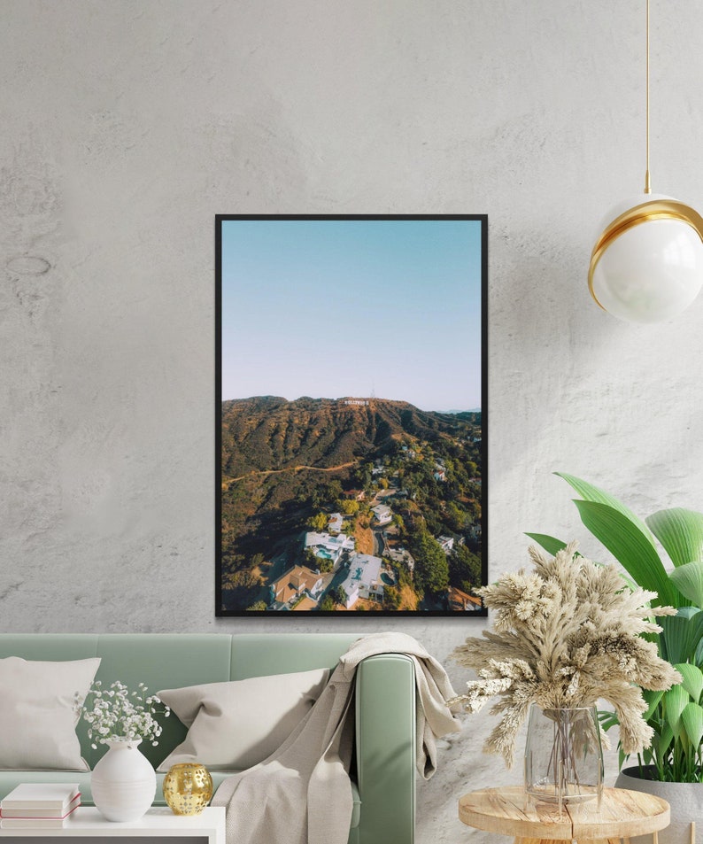 Los Angeles Hollywood California Poster, Los Angeles Print, Los Angeles