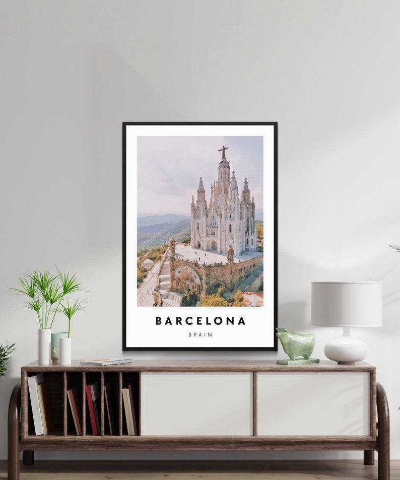 Barcelona Poster, Barcelona Print, Barcelona Wall Art, Barcelona Gift