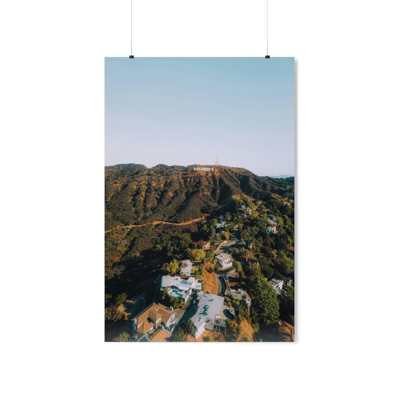 Los Angeles Hollywood California Poster, Los Angeles Print, Los Angeles