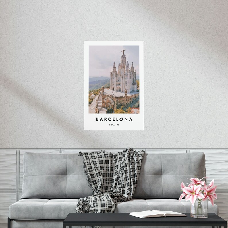 Barcelona Poster, Barcelona Print, Barcelona Wall Art, Barcelona Gift