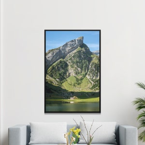 Switzerland Beautiful Scenic Nature Seealpsee Poster, Switzerland Print, Switzerland Wall Art,Switzerland Gift, Switzerland Art,Décor
