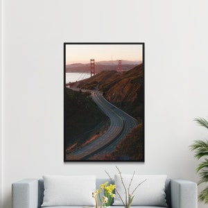 San Francisco Golden Gate Poster, San Francisco Print, San Francisco Wall Art, San Francisco Gift, San Francisco Art,Photography.