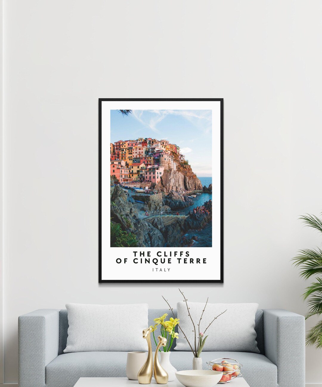 Cinque Terre Italy Print, Coastal Village Art Poster - Etsy