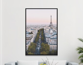 Paris Eiffel Tower Poster, Fine Art Print