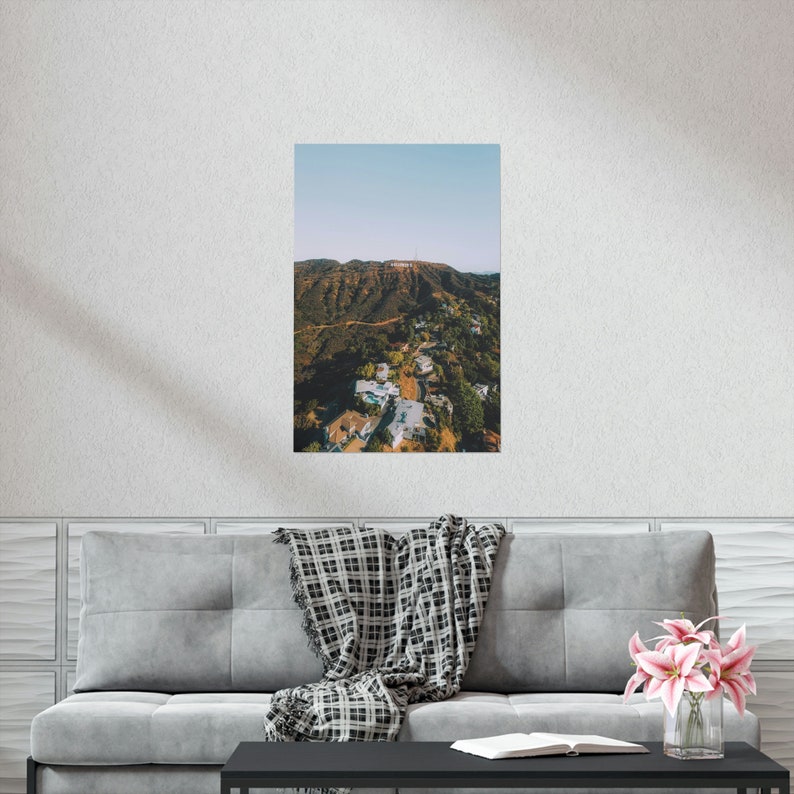 Los Angeles Hollywood California Poster, Los Angeles Print, Los Angeles