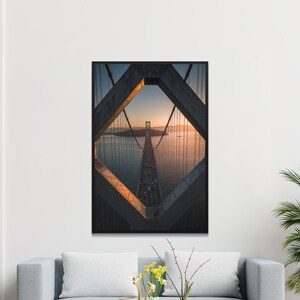 San Francisco Golden Gate Poster, San Francisco Print, San Francisco Wall Art, San Francisco Gift, San Francisco Art,Photography.