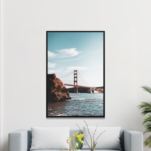 San Francisco Golden Gate Poster, San Francisco Print, San Francisco Wall Art, San Francisco Gift, San Francisco Art,Photography.