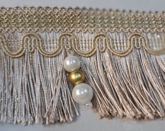 Piping voor kussens Decor Piping Cord Trim Fringe Gold Acrylic Piping Cord