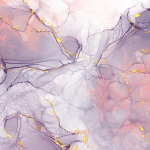 Realistic liquid marble background with gold