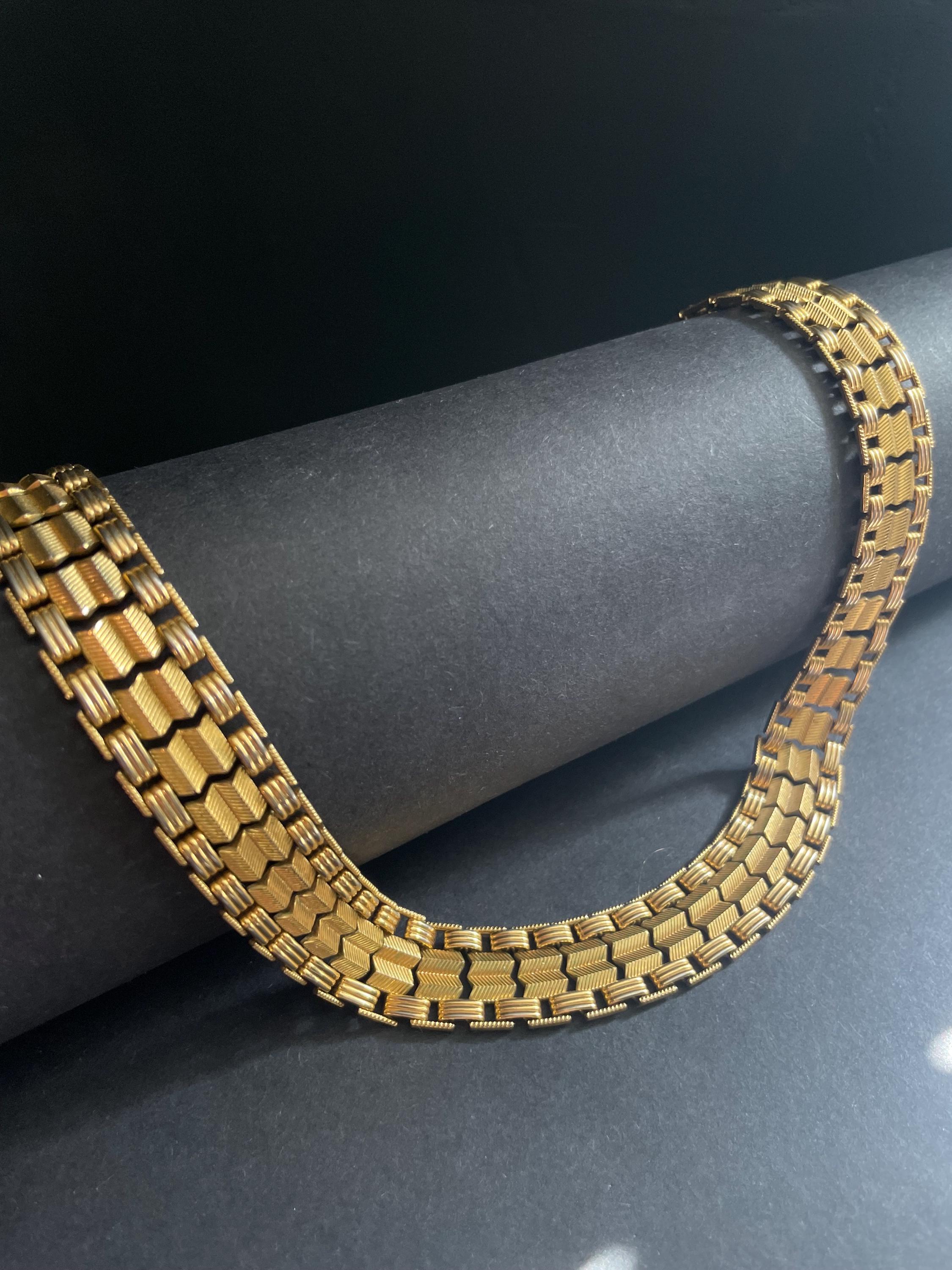 60s Gold Necklace - Etsy
