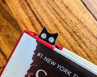 Cute Peaking Kitty Bookmark - Now comes with 2 cats to share with a friend!