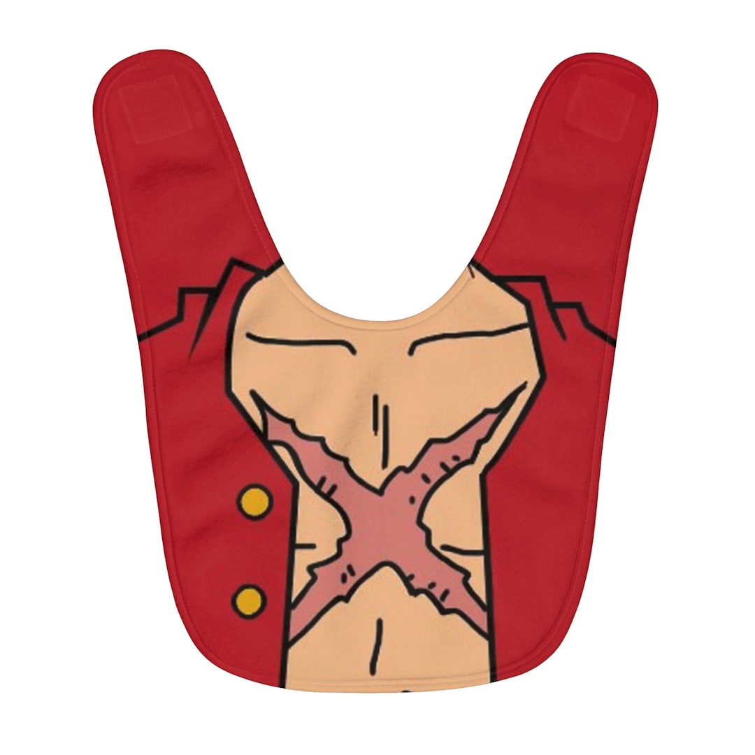 Anime Fleece Baby Bib Pirate 