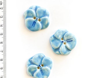 Flower Buttons, Handmade Washable Button, Statement Button, Decorative Button, Striking Button, Coat Button, Beautiful Button, Mother's Gift