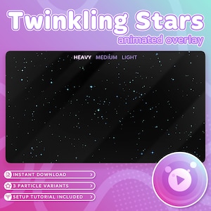 きらめく星々 ストリームオーバーレイ | VTuber きらめく夜空（デジタルダウンロード）