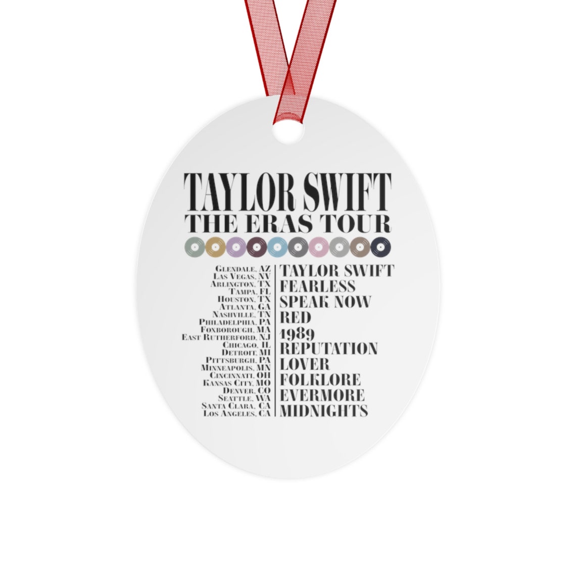 Taylor Swift Eras Tour Ornaments Taylor Swift Eras Merch Etsy