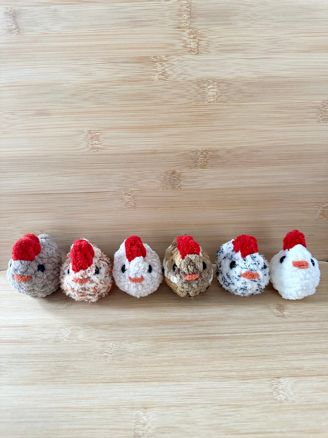 Tiny Pocket Pet Crochet Chicken