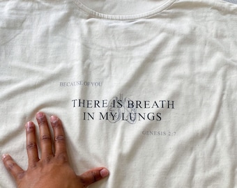 There is breath in my lungs Shirt (beige)