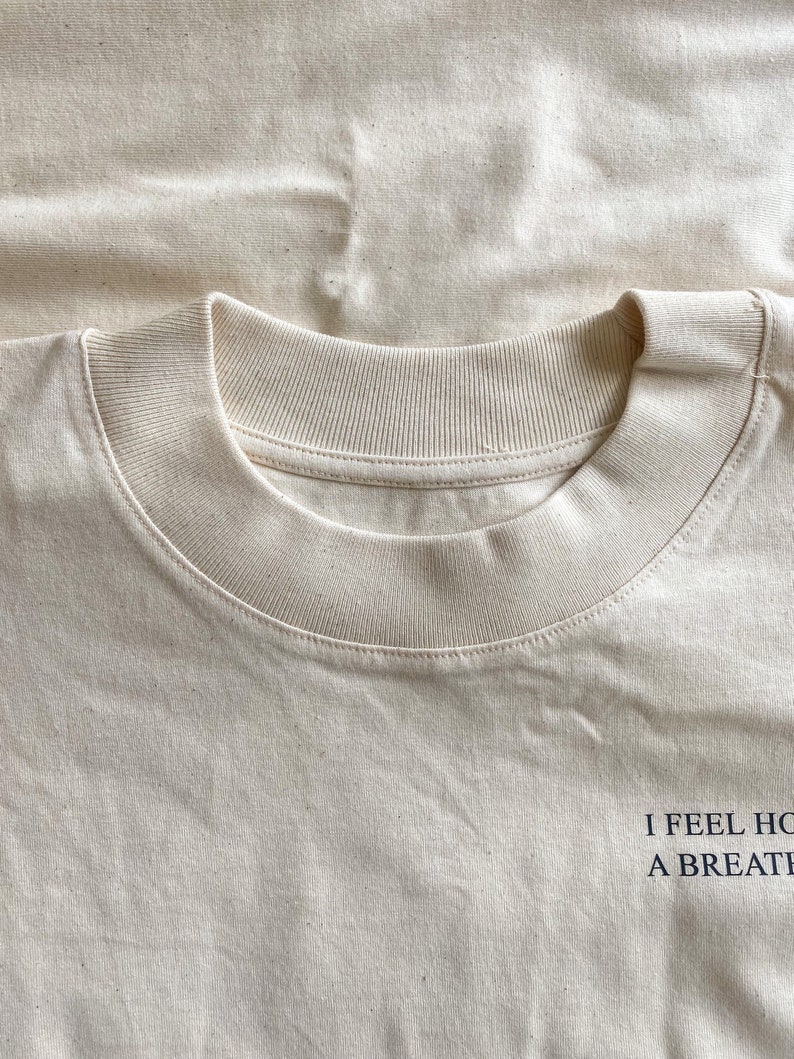 There is breath in my lungs Shirt beige Bild 4