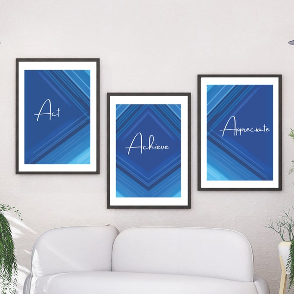 Motivational Study Room Wall Art Etsy