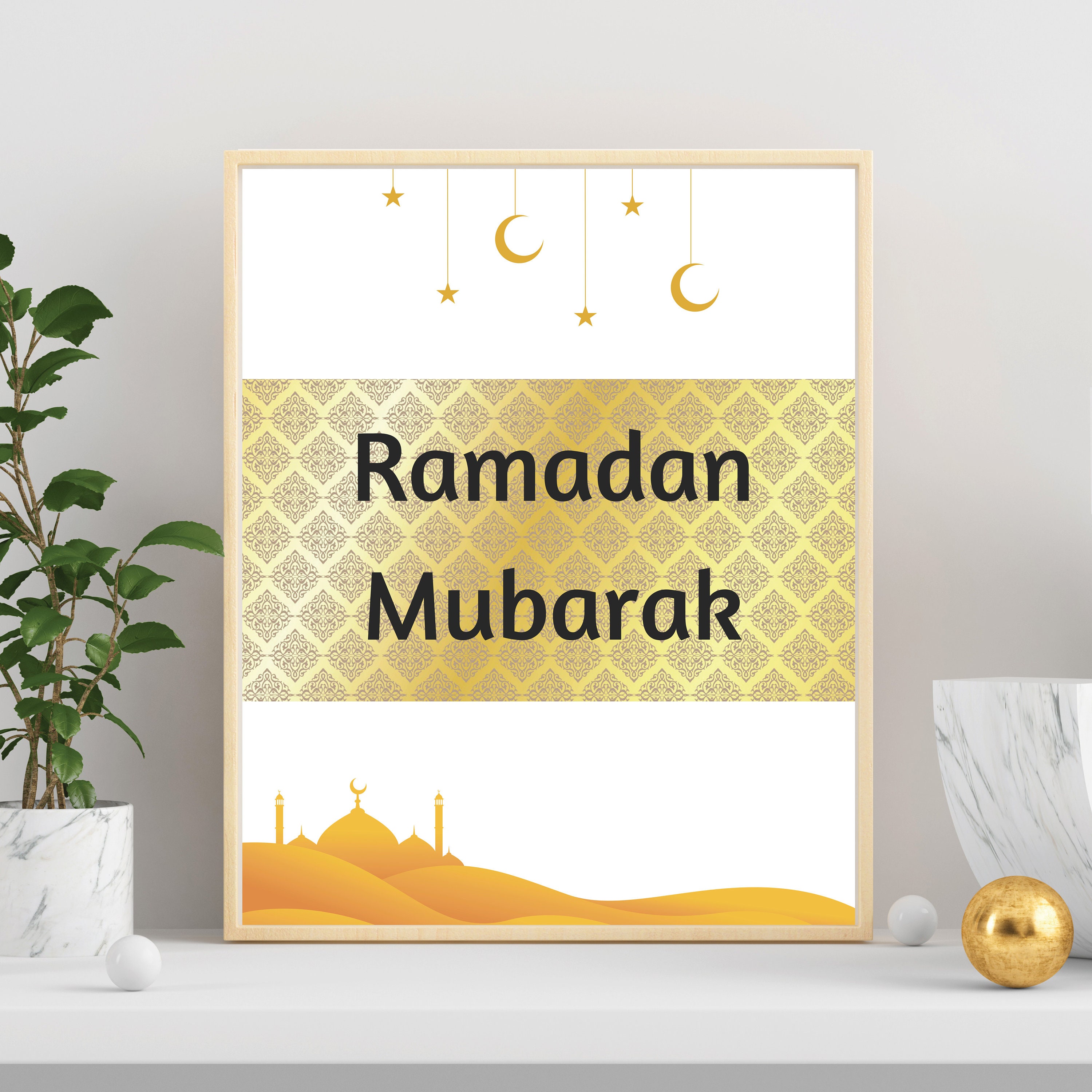 Ramadan Decoration Ramadan Mubarak Printable Ramadan Home Decor Digital ...