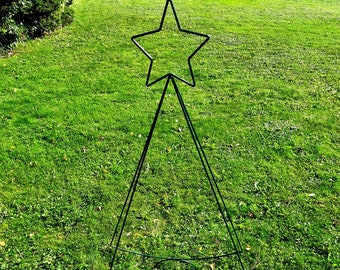 Metal Christmas Tree christmas ornament Garden support , universal stand for christmas decor 7mm metal wire , christmas star, Weihnachtsbaum