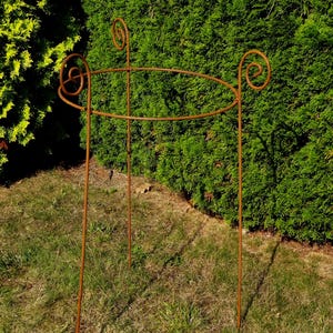 Snail Garden Metal Plant Support Obelisk, Set of 3