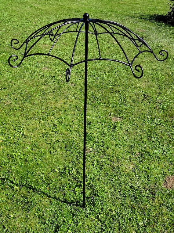 Umbrella Garden Trellis, Climbing Plant Support, Metal Outdoor Decor - Etsy