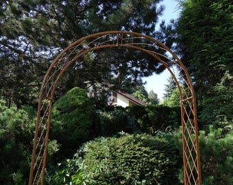 Gartenbogen Aus Metall – 2,4 M Breit, 2 M Hoch – Rankgitter Für Kletterpflanzen, Hochzeitsbogen, Gartenlaube (schwarz)