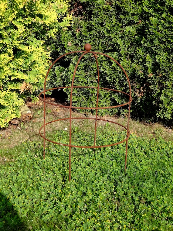 Hat metal Garden support obelisk climbing plants flower stand metal trellis garden decoration frame yard patio arbour quality home rust