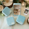 Personalised Velvet Jewellery Box • Travel Jewelry Box • Bridesmaid Proposal • Birthday Gift • Gift for Her • Christmas Gifts