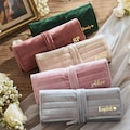 Personalised Jewellery Roll • Travel Velvet Jewelry Roll • Bridesmaid Proposal • Birthday Gift • Gift for Her • Christmas & Holiday Gift
