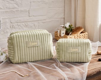 Personalised Makeup Bag • Mother’s Day Gift • Travel Toiletry Bag • Bridesmaid Gift • Birthday Gift  • Bridesmaid Proposal