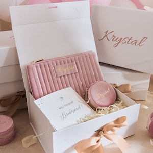 Personalised Gift Box Set • Bridesmaid Proposal • Bridesmaid Gift • Birthday Gift • Magnetic Gift Box • Will You Be My Bridesmaid