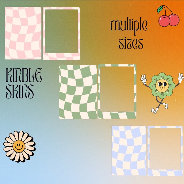 Kindle Skin Template Etsy