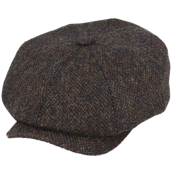 Harris Tweed Wool Newsboy Caps | Timeless British Style | Classic Unisex Headwear for Warmth and Sophistication