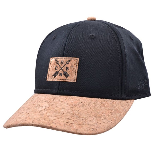 Eco-Chic : casquette de baseball en liège noire - Nature's Finest