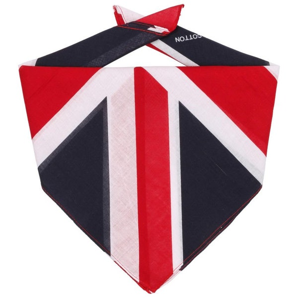 Charme britannique : le bandana cotton union jack