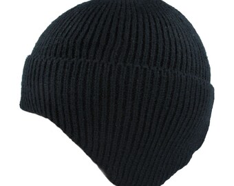 Effortless elegance: unisex winter warm knitted beanie & earmuffs ear protector - classic, fashionable, and nice