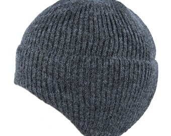 Stylish winter warmth: classic, fashionable, and nice - the knitted beanie & earmuffs ear protector