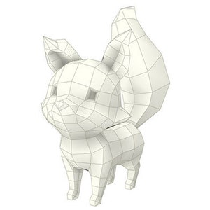 Fox, Papercraft, PDF