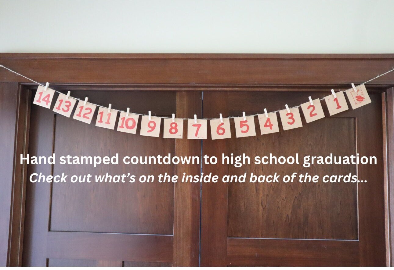 High School Graduation Countdown Calendar