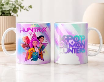 K pop demon hunters inspired mug