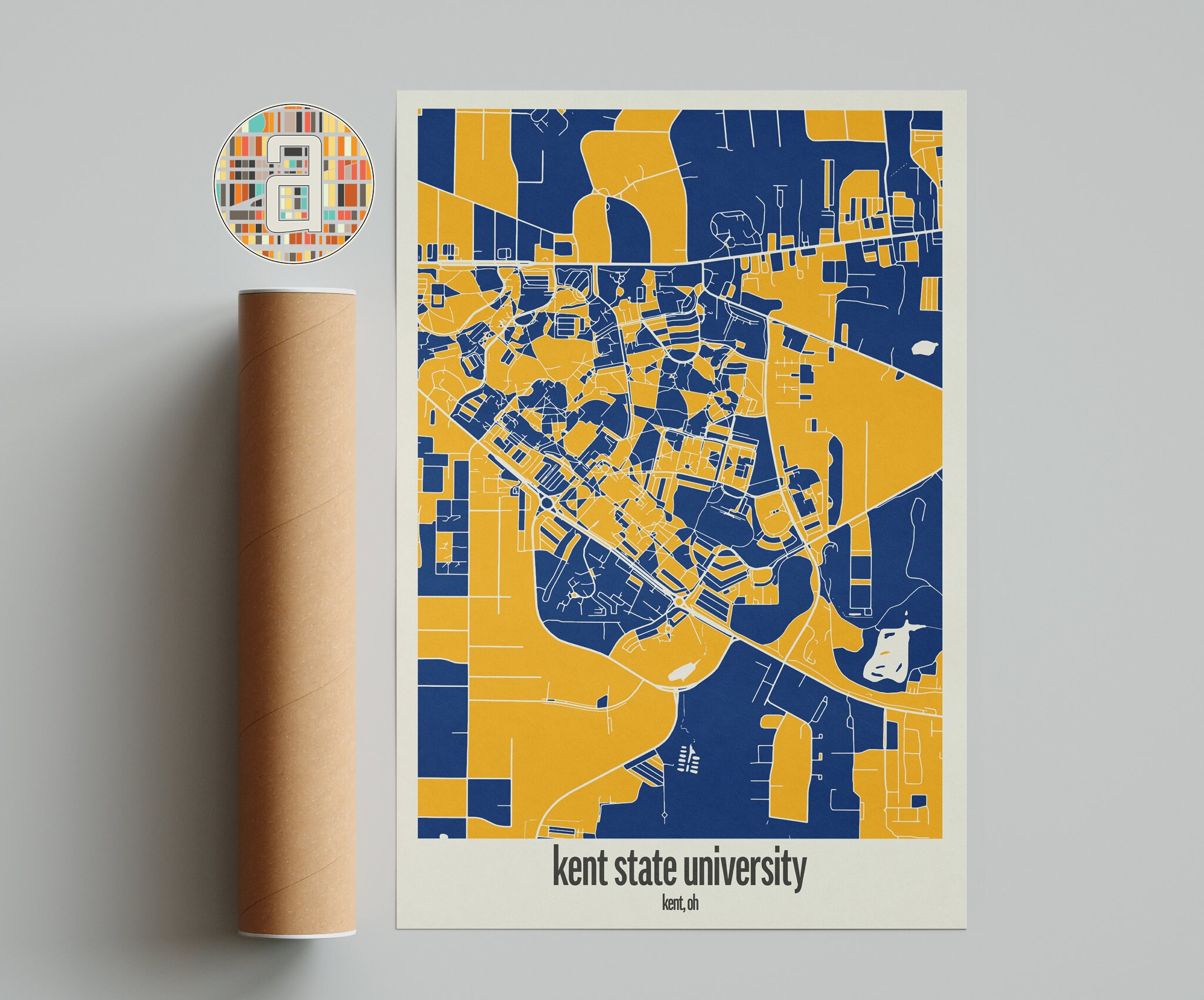Kent State University, Graduation Gift, Wall Art ,kent State University ...