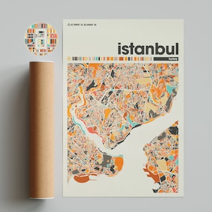 Mapa de Istambul, Impressão de Mapa de Istambul, Mapa Minimalista, Impressão de Turquia, Decoração Minimalista, Arte de Parede para Imprimir, Sala de Estar, Decoração de Casa, Parede de Galeria,