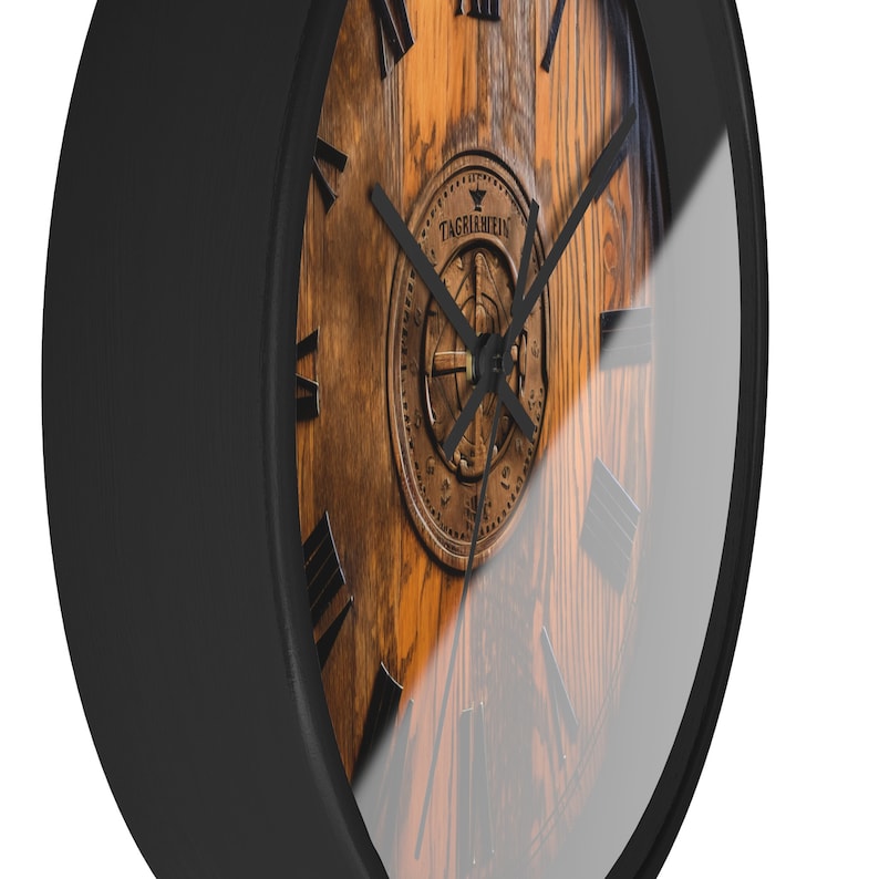Horloge murale tonneau de whisky, cadeau pour lui, whisky, tonneau Johnnie Walker, horloge pour buveurs image 3