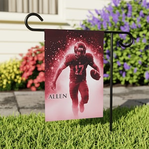 Josh Allen inspired flag, Winter in Buffalo, 17,  Buffalo Bills Playoff Inspired, Bills Mafia, Buffalo Blizzard, NFL, Sports Gift for him
